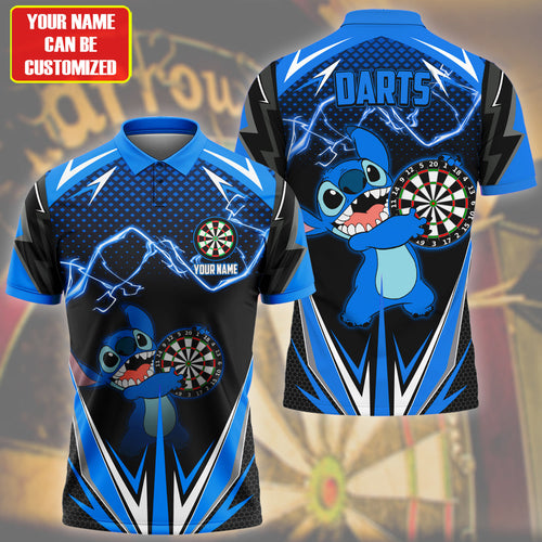 Personalized Name St Darts S10 Blue Version All Over Printed Unisex Shirt S050701