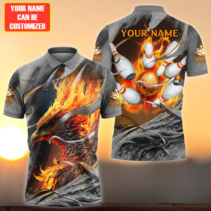 Personalized Name Phoenix Bowling All Over Printed Unisex Shirt S060603