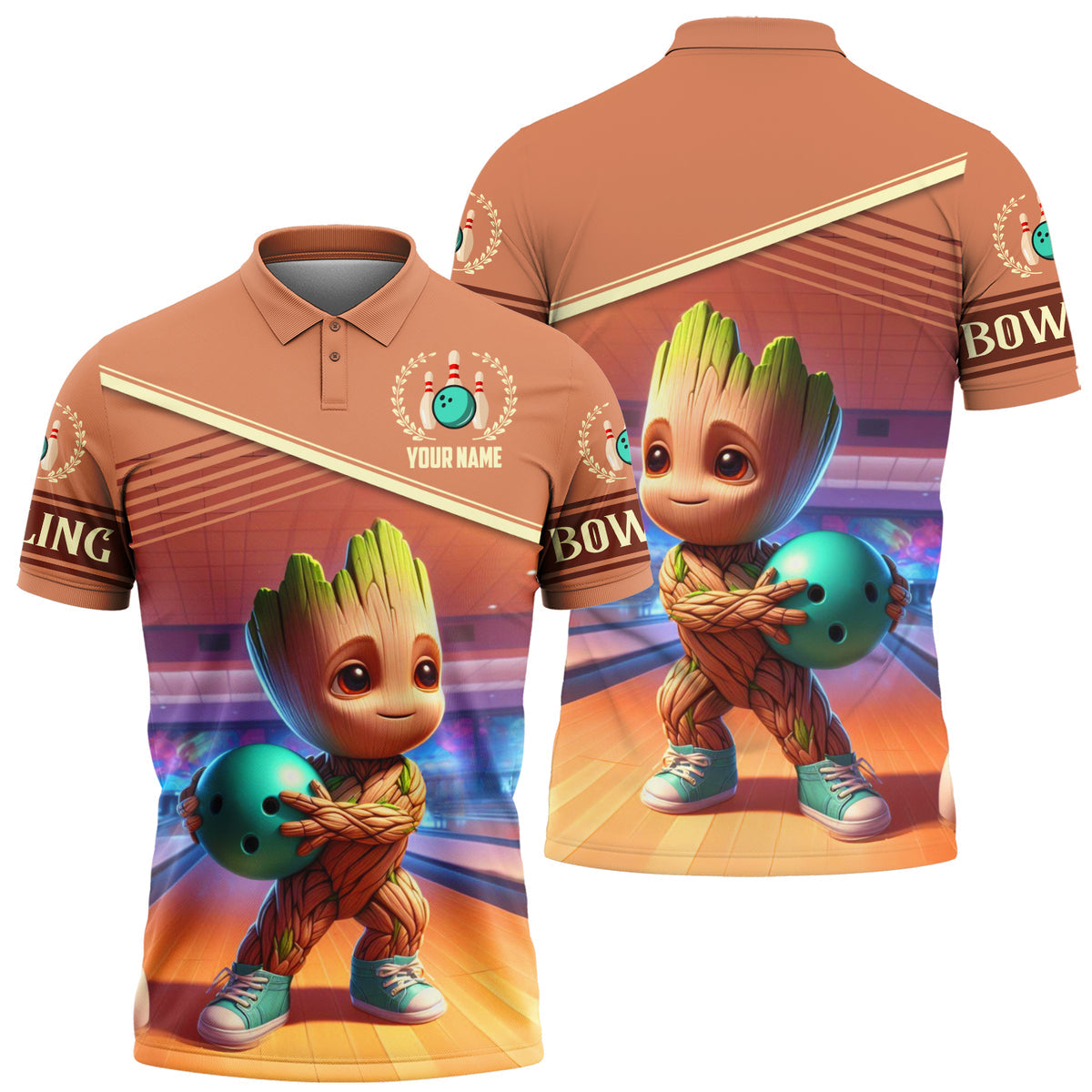 Personalized Name Gr Bowling S1 All Over Printed Unisex Shirt S070503