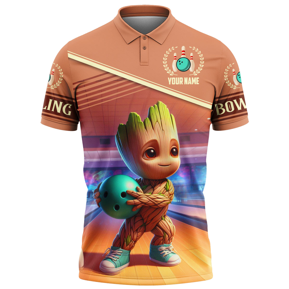 Personalized Name Gr Bowling S1 All Over Printed Unisex Shirt S070503