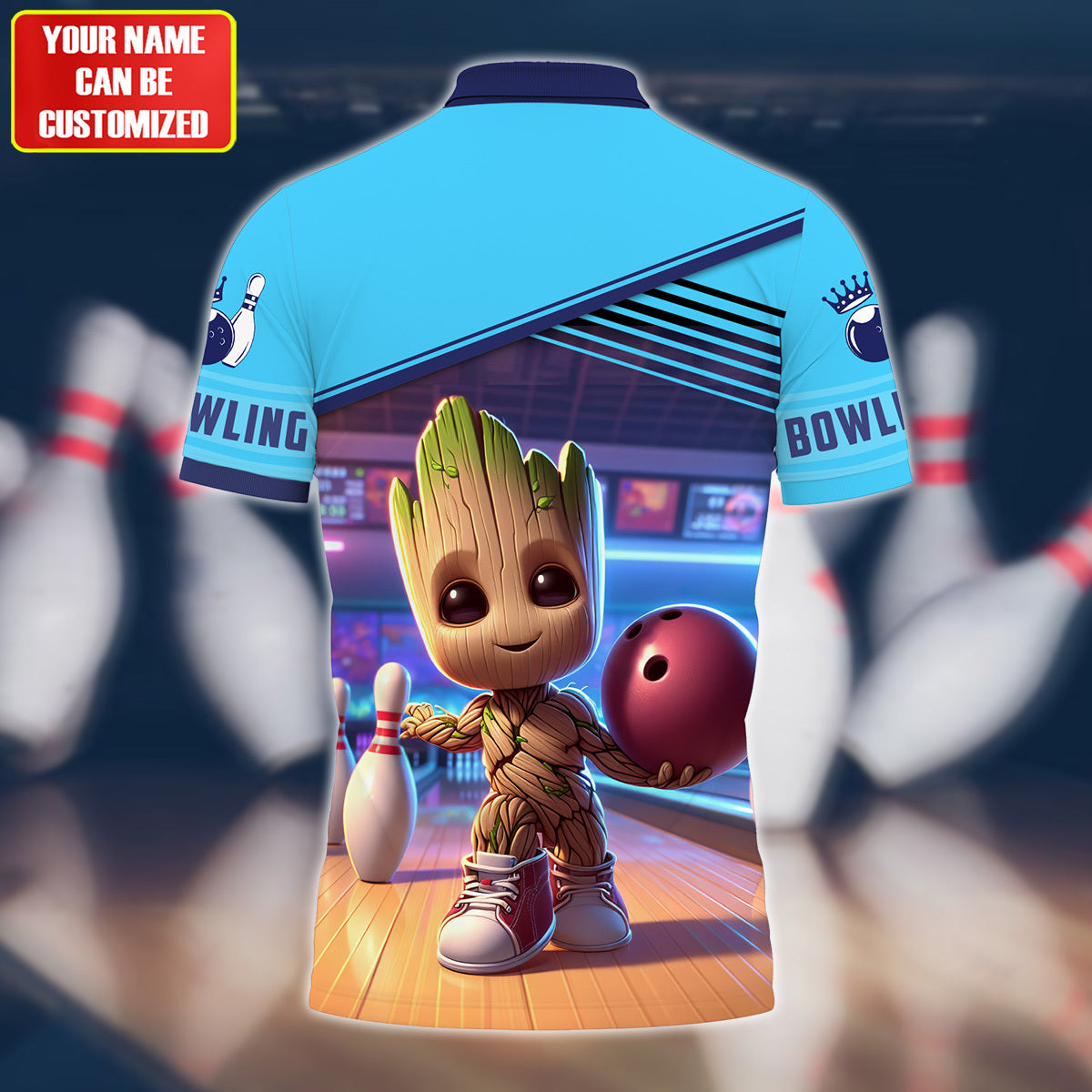 Personalized Name Gr Bowling S4 All Over Printed Unisex Shirt S070603