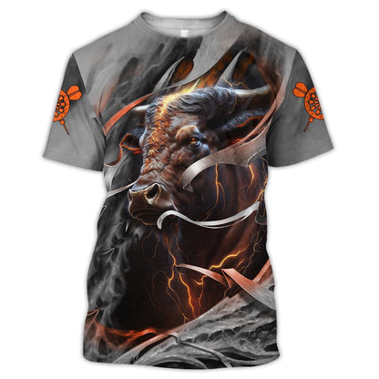 Dartboard Orange Bull Personalized Name 3D Shirt For Darts Player S070704