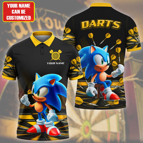 Personalized Name Sn Darts S2 Yellow All Over Printed Unisex Shirt S080202