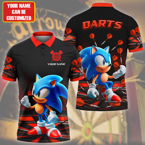 Personalized Name Sn Darts S2 Red All Over Printed Unisex Shirt S080202