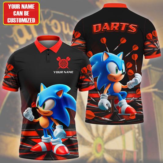 Personalized Name Sn Darts S2 Red All Over Printed Unisex Shirt S080202