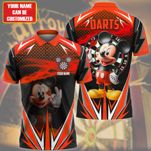 Personalized Name Mk Darts S2 Red Version All Over Printed Unisex Shirt S080401