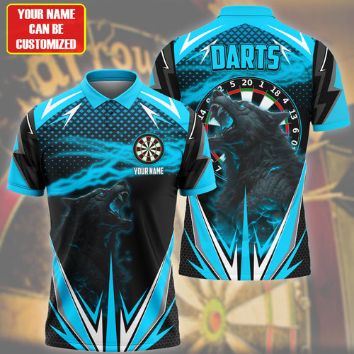 Personalized Name Werewolf Darts Teal Version All Over Printed Unisex Shirt S080402
