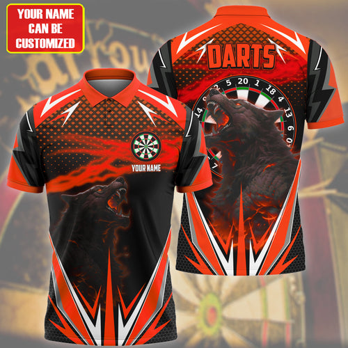 Personalized Name Werewolf Darts Red Version All Over Printed Unisex Shirt S080402