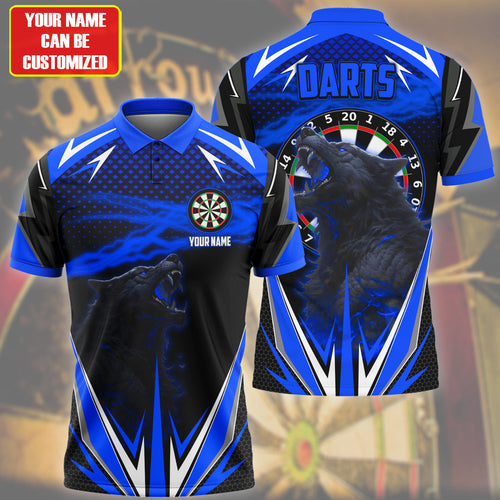 Personalized Name Werewolf Darts Blue Version All Over Printed Unisex Shirt S080402