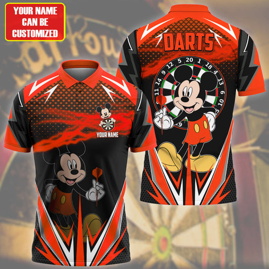 Personalized Name Mk Darts S8 Red Version All Over Printed Unisex Shirt S080602