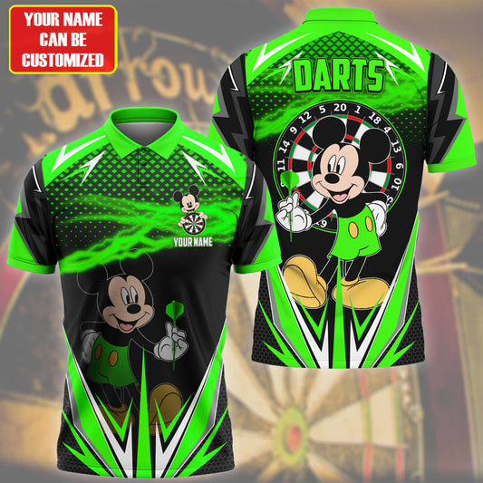 Personalized Name Mk Darts S8 Green Version All Over Printed Unisex Shirt S080602