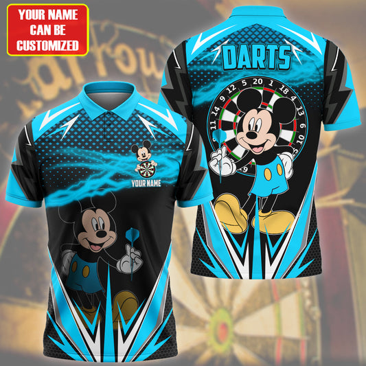 Personalized Name Mk Darts S8 Teal Version All Over Printed Unisex Shirt S080602