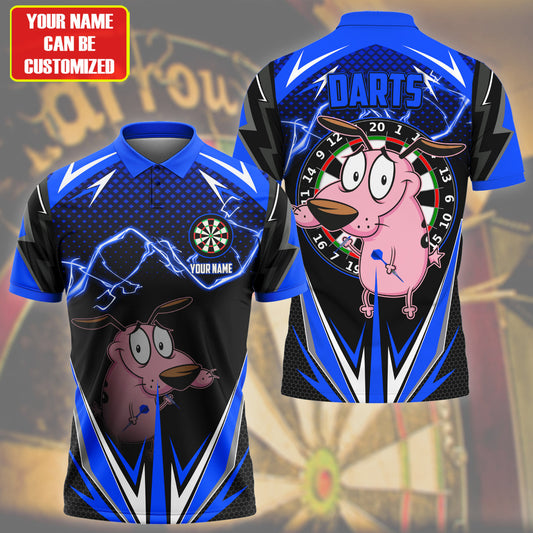 Personalized Name CTCD Darts Blue Version All Over Printed Unisex Shirt S080706