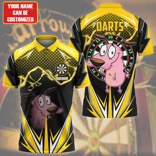 Personalized Name CTCD Darts Yellow Version All Over Printed Unisex Shirt S080706