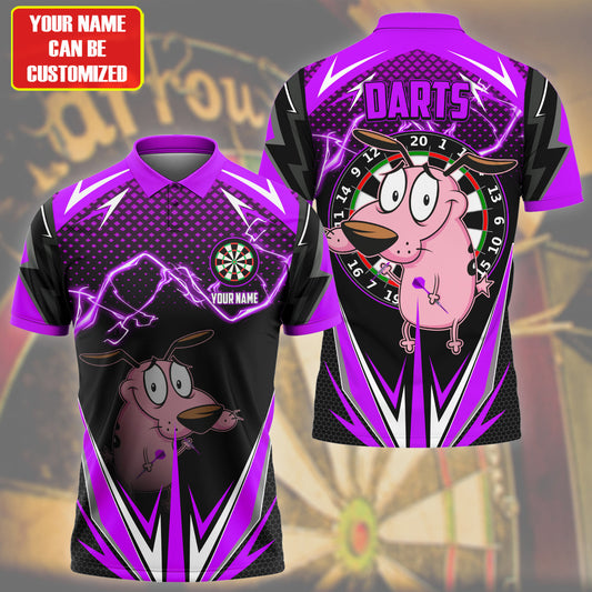 Personalized Name CTCD Darts Purple Version All Over Printed Unisex Shirt S080706