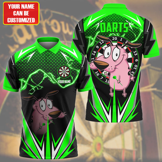 Personalized Name CTCD Darts Green Version All Over Printed Unisex Shirt S080706