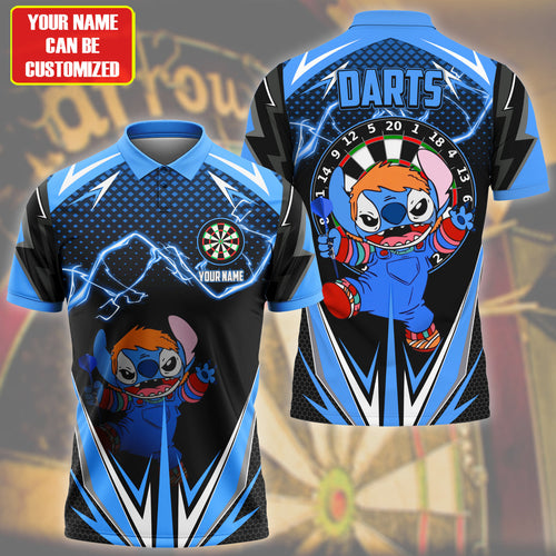 Personalized Name St Darts Halloween S13 Blue Version All Over Printed Unisex Shirt S080802