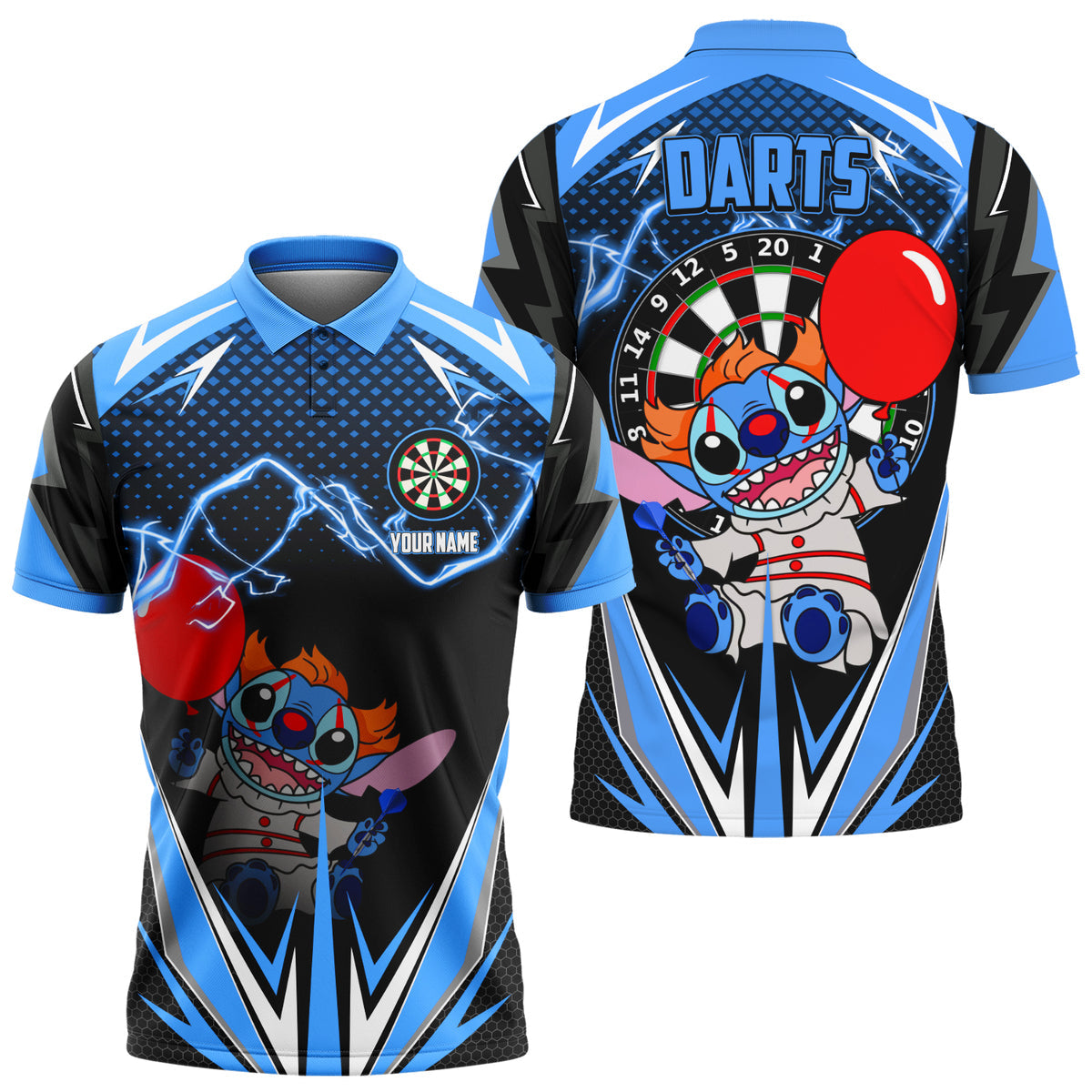 Personalized Name St Darts Halloween S14 Blue Version All Over Printed Unisex Shirt S080803