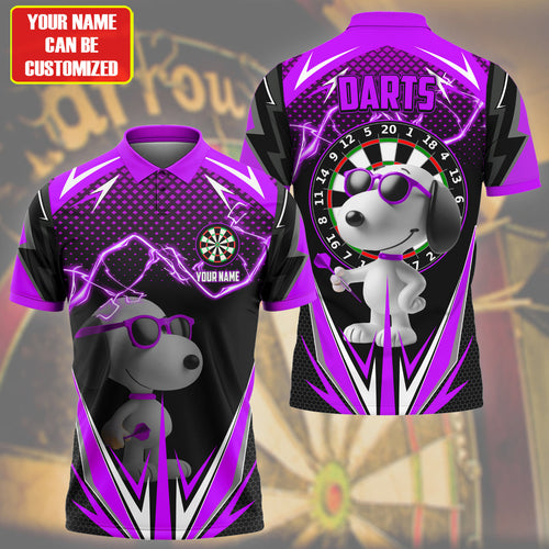 Personalized Name SNP Darts V2 Purple Version All Over Printed Unisex Shirt S090402