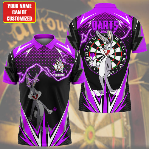 Personalized Name BB Darts Purple Version All Over Printed Unisex Shirt S090404