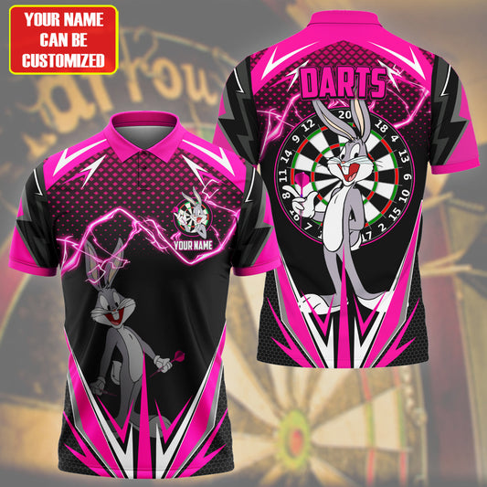 Personalized Name BB Darts Pink Version All Over Printed Unisex Shirt S090404