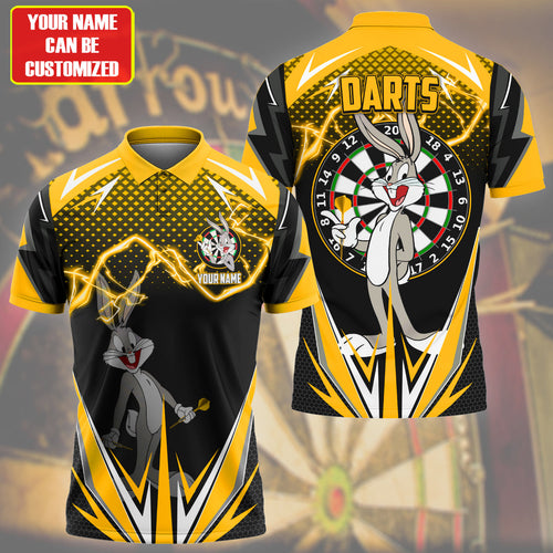 Personalized Name BB Darts Yellow Version All Over Printed Unisex Shirt S090404