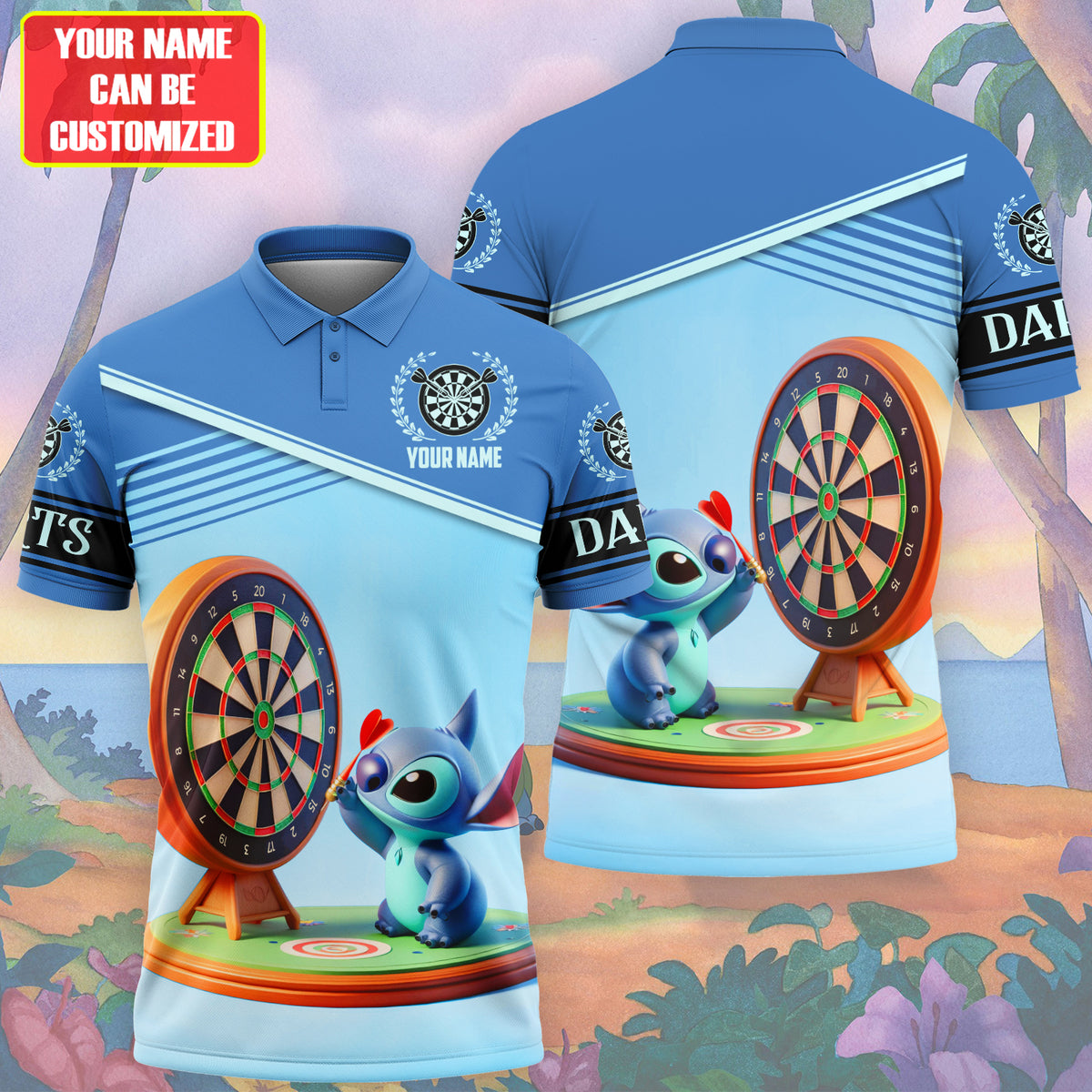 Personalized Name St Darts S2 All Over Printed Unisex Shirt S090501