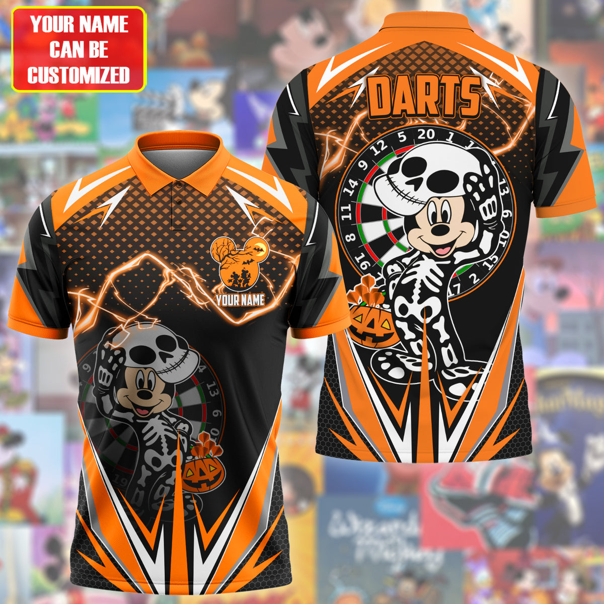 Personalized Name Mk Darts Halloween S10 All Over Printed Unisex Shirt S090801
