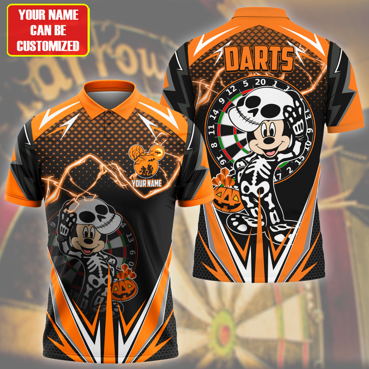 Personalized Name Mk Darts Halloween S10 All Over Printed Unisex Shirt S090801