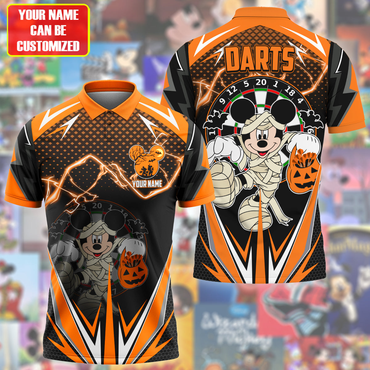 Personalized Name Mk Darts Halloween S11 All Over Printed Unisex Shirt S090802