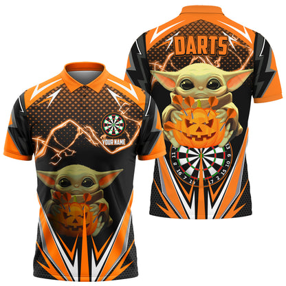Personalized Name Yd Darts Halloween S4 Orange Version All Over Printed Unisex Shirt S100802