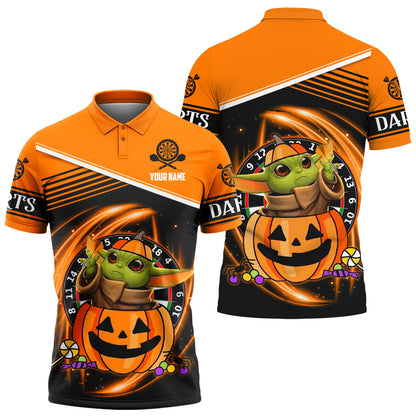 Personalized Name Yd Darts Halloween S5 Orange Version All Over Printed Unisex Shirt S100803