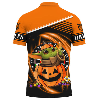 Personalized Name Yd Darts Halloween S5 Orange Version All Over Printed Unisex Shirt S100803