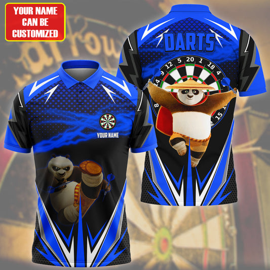 Personalized Name Po Darts Blue Version All Over Printed Unisex Shirt S120607