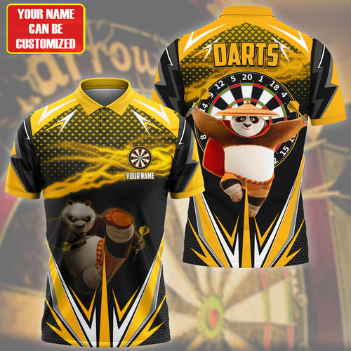 Personalized Name Po Darts Yellow Version All Over Printed Unisex Shirt S120607
