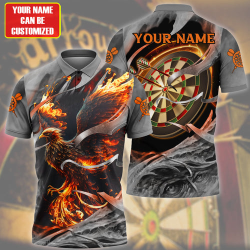 Dartboard Phoenix S5 Personalized Name 3D Shirt For Darts Player S130404