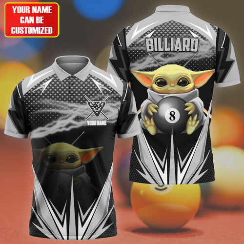 Personalized Name Yd Billiard Black Version All Over Printed Unisex Shirt S130507