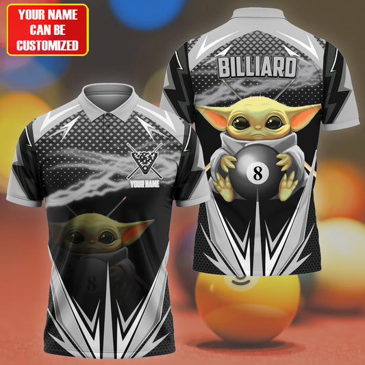 Personalized Name Yd Billiard Black Version All Over Printed Unisex Shirt S130507