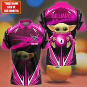 Personalized Name Yd Billiard Pink Version All Over Printed Unisex Shirt S130507
