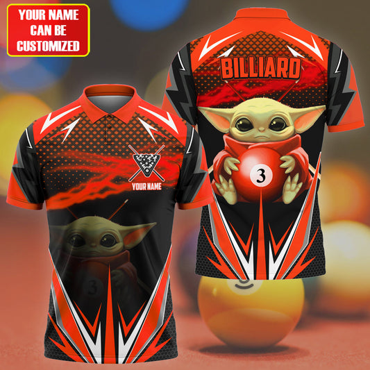 Personalized Name Yd Billiard Red Version All Over Printed Unisex Shirt S130507