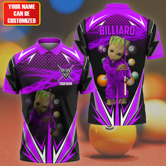 Personalized Name Gr Billiard Purple Version All Over Printed Unisex Shirt S130508