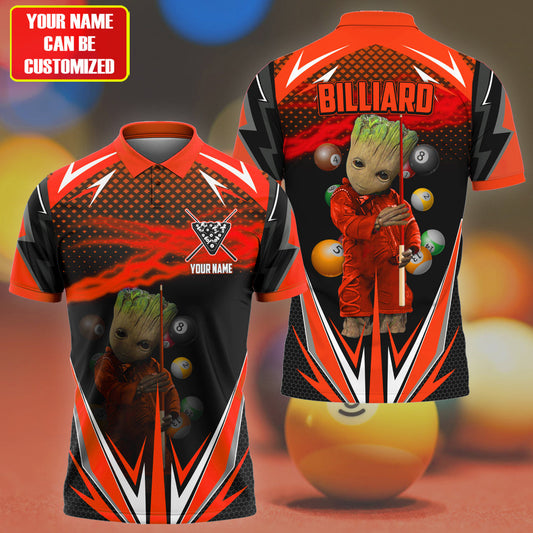 Personalized Name Gr Billiard Red Version All Over Printed Unisex Shirt S130508