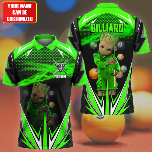 Personalized Name Gr Billiard Green Version All Over Printed Unisex Shirt S130508