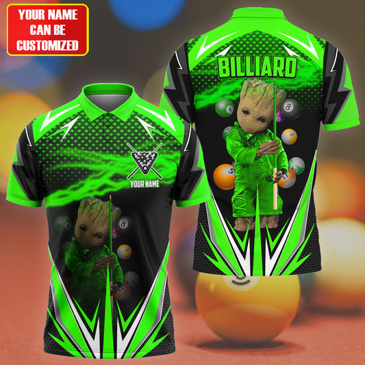 Personalized Name Gr Billiard Green Version All Over Printed Unisex Shirt S130508