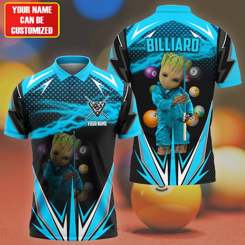 Personalized Name Gr Billiard Teal Version All Over Printed Unisex Shirt S130508