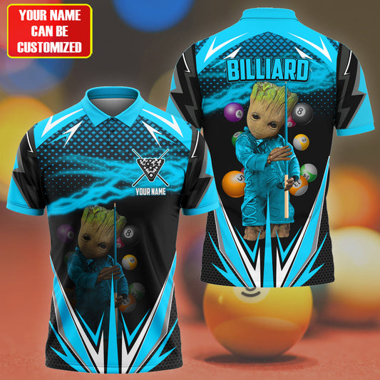Personalized Name Gr Billiard Teal Version All Over Printed Unisex Shirt S130508