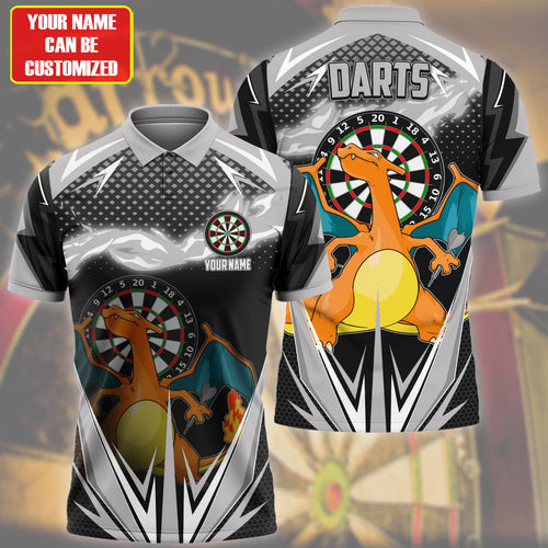 Personalized Name Crz Darts Black Version All Over Printed Unisex Shirt S150204