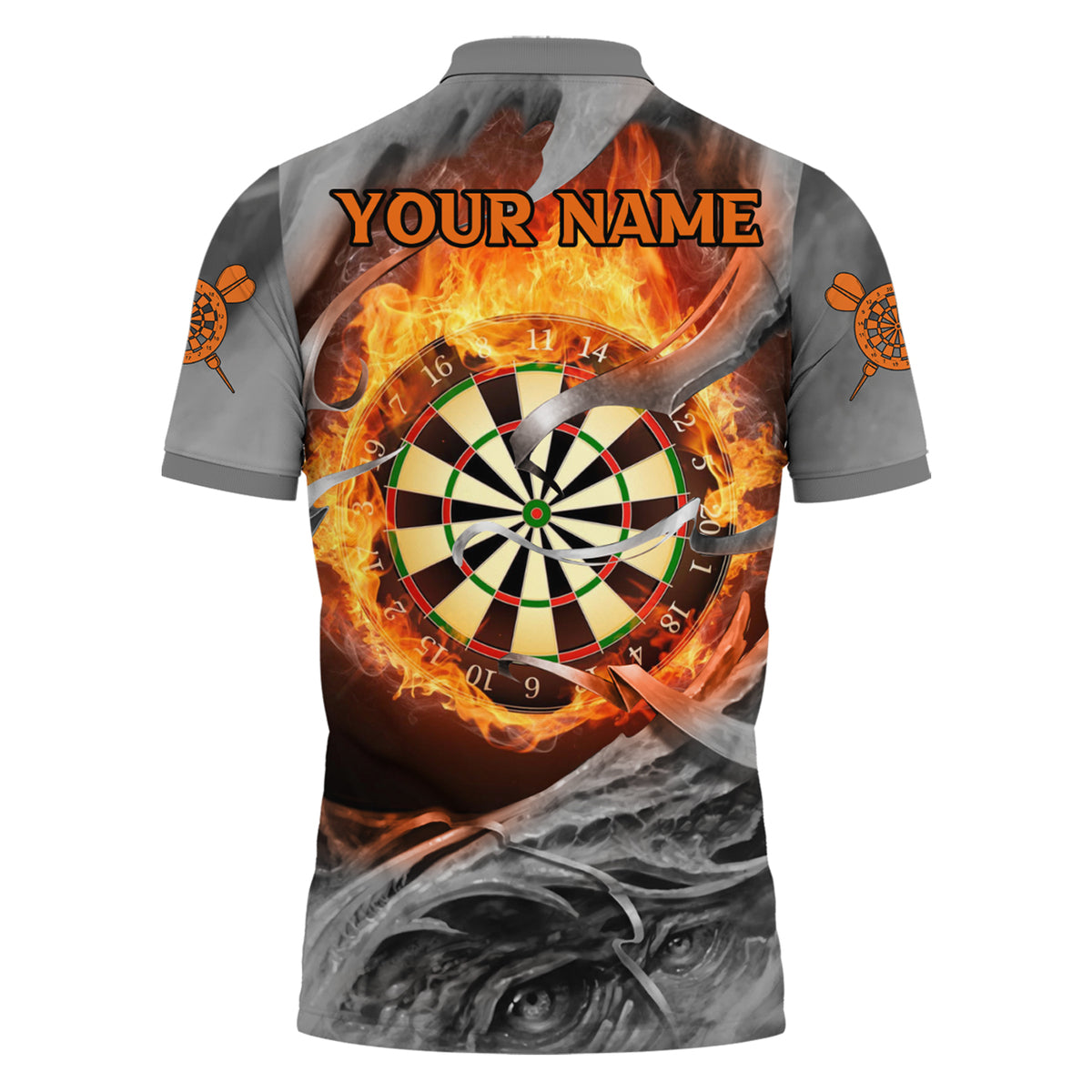 Dartboard Phoenix S6 Personalized Name 3D Shirt For Darts Player S150401