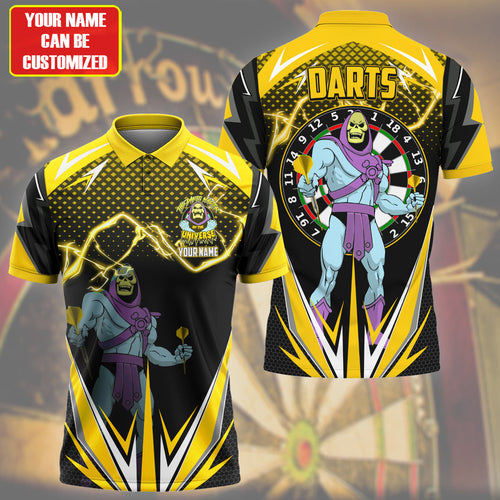 Personalized Name Skeletor Darts Yellow Version All Over Printed Unisex Shirt S150403