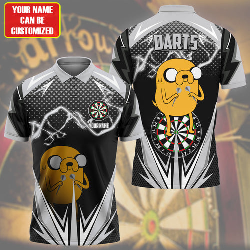 Personalized Name Jake Darts Black Version All Over Printed Unisex Shirt S150503